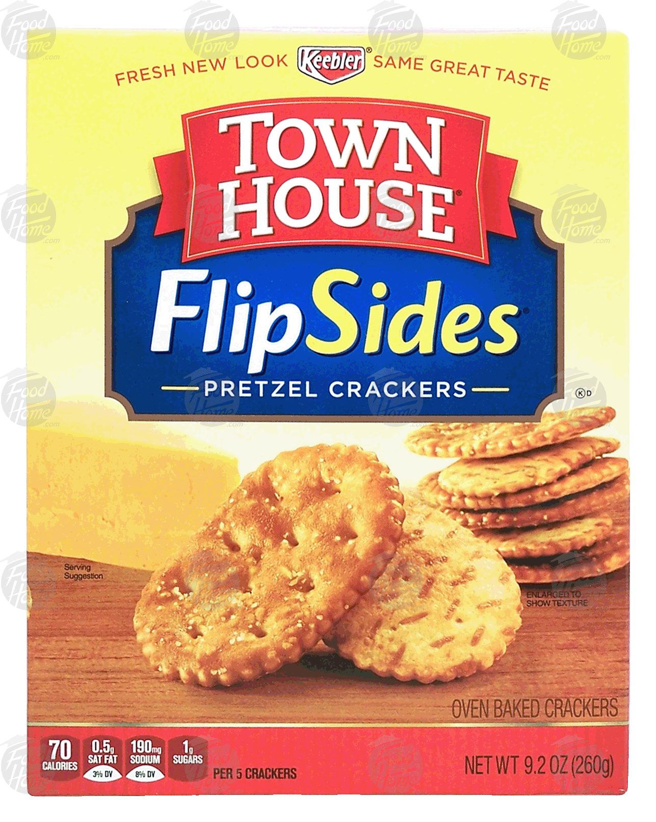 Keebler Town House flip sides; pretzel crackers Full-Size Picture